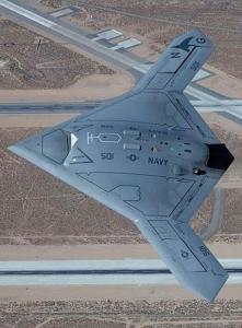 New View of stealthy drone X-47B